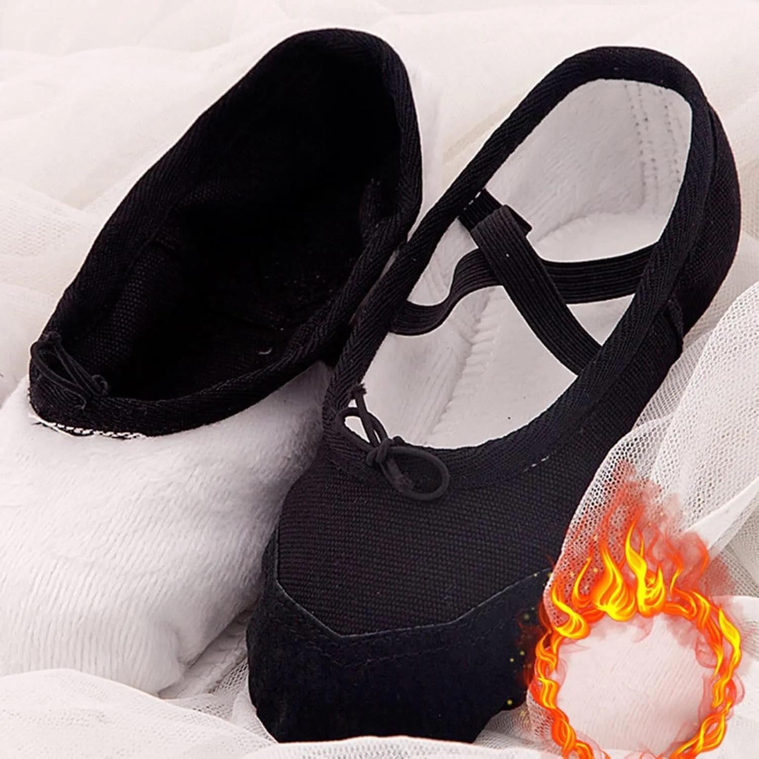 Toddler Casual Shoes Children Shoes Dance Shoes Warm Dance Ballet Performance Indoor Shoes Yoga Boys Round Toe Shoes