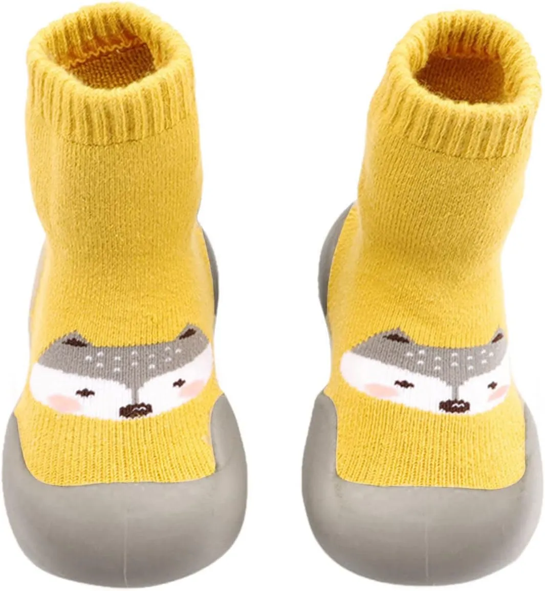 Toddler Girl Shoes,Baby Sock Shoes Boys Girls Indoor Cartoon Soft Elastic Casual First Walkers Shoes 0-4 Years