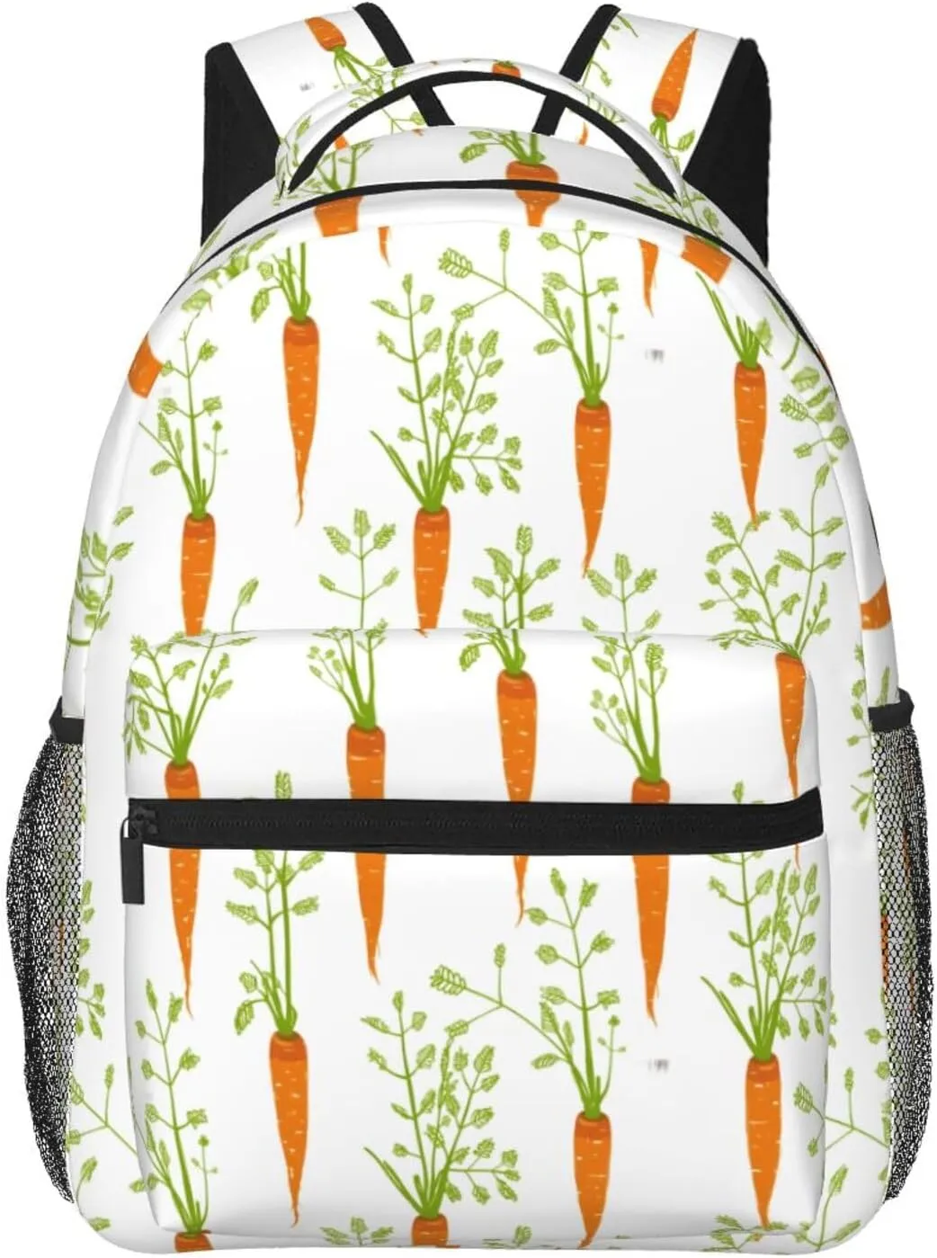 Travel Laptop Backpack for Women Lightweight College Backpack Adjustable Fits 15.6 Inch Laptop Bag Waterproof Computer Bag for Men, Work, Gym - Carrot