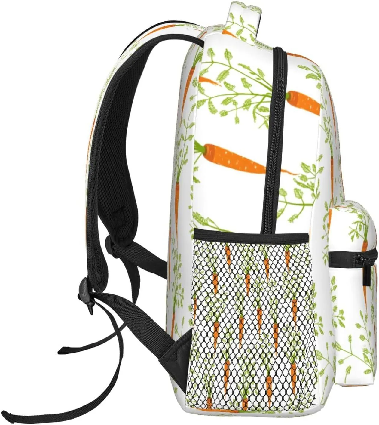 Travel Laptop Backpack for Women Lightweight College Backpack Adjustable Fits 15.6 Inch Laptop Bag Waterproof Computer Bag for Men, Work, Gym - Carrot