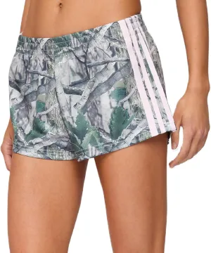 UAURORAO Women Striped Athletic Shorts Elastic Waist Side Stripe Casual Shorts Loose Patchwork Workout Sweat Shorts