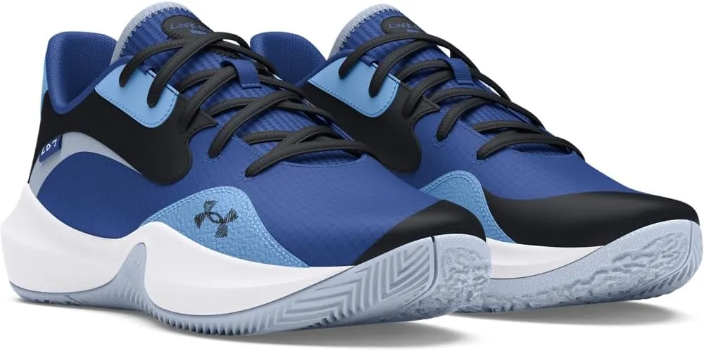 Under Armour Mens Ua Lockdown 7 Low Basketball Trainers Shoes