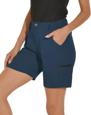 VAYAGER Women's Hiking Cargo Shorts Quick Dry Lightweight Stretch Shorts Golf Fishing Outdoor Casual Shorts