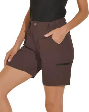 VAYAGER Women's Hiking Cargo Shorts Quick Dry Lightweight Stretch Shorts Golf Fishing Outdoor Casual Shorts