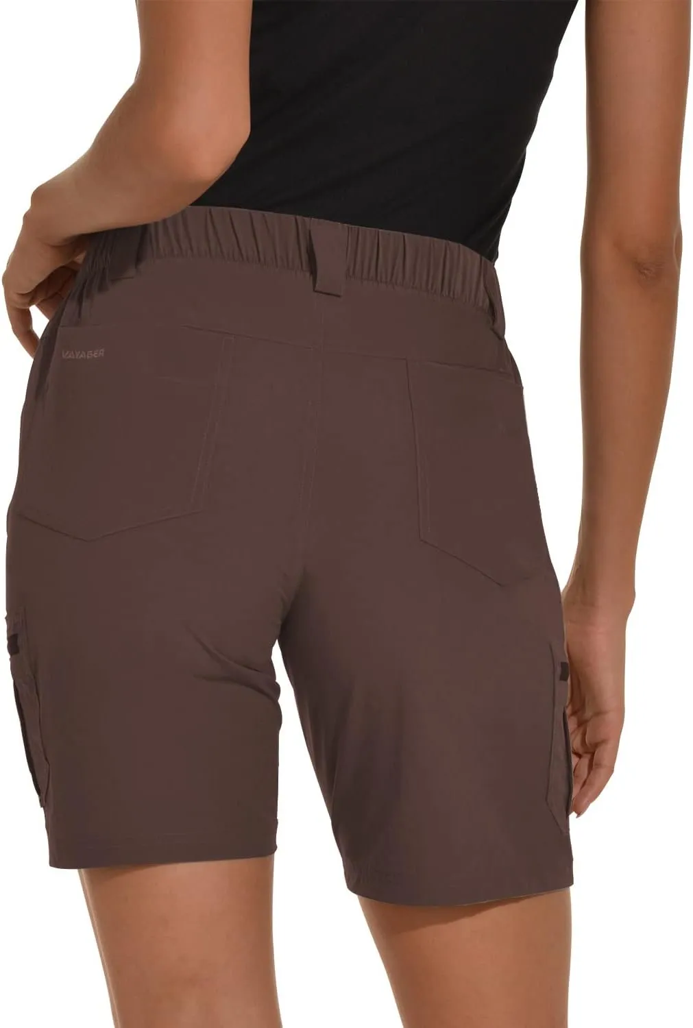 VAYAGER Women's Hiking Cargo Shorts Quick Dry Lightweight Stretch Shorts Golf Fishing Outdoor Casual Shorts