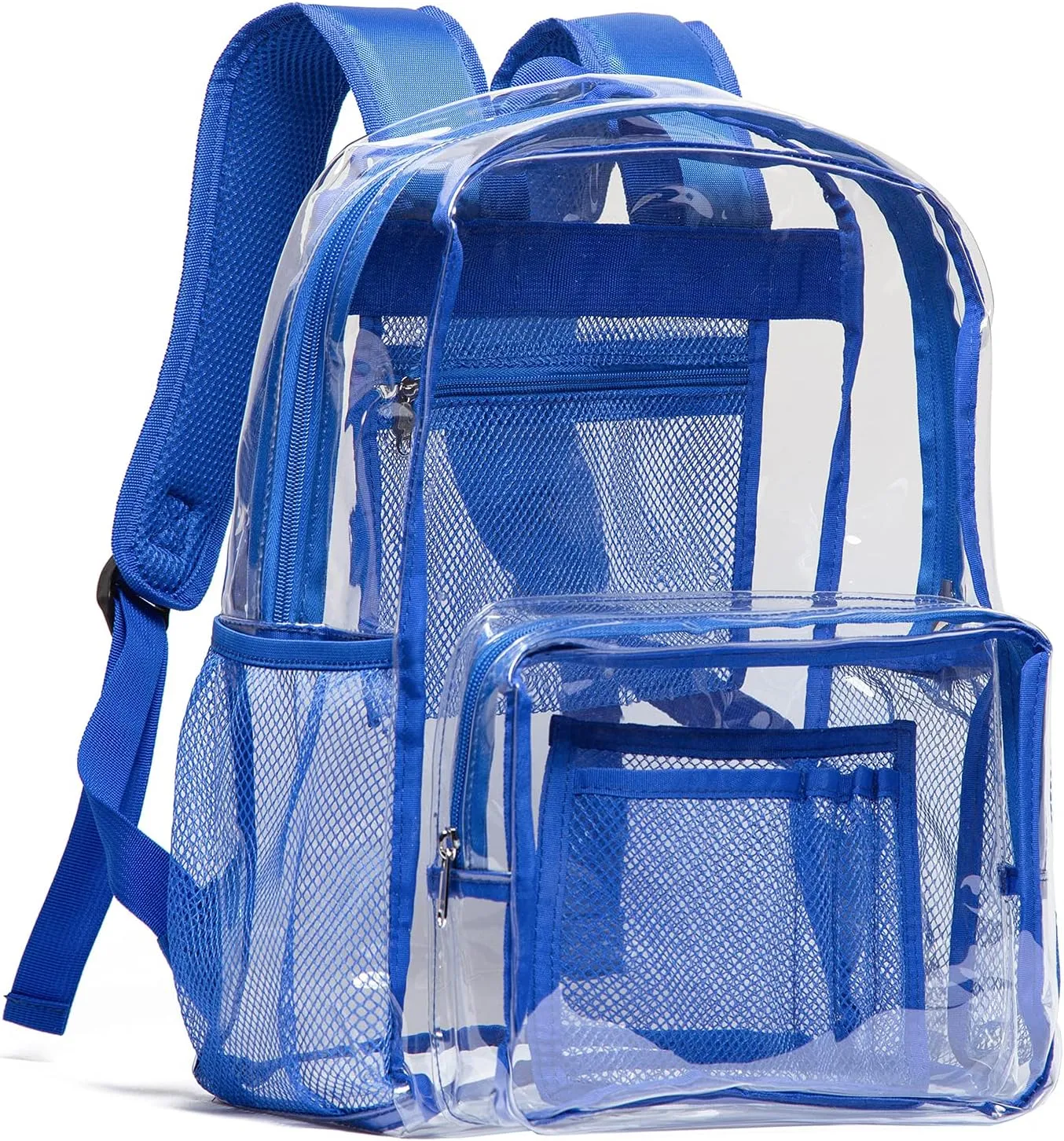 Vorspack Clear Backpack - Heavy Duty PVC Transparent See Through Backpack for College & Workplace
