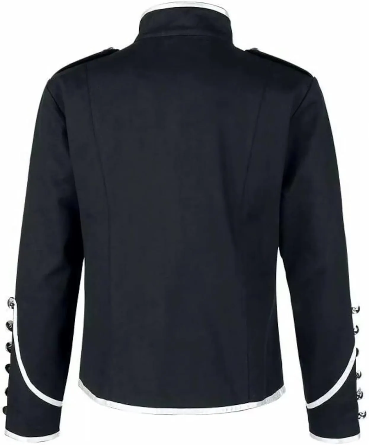 Wankang Marching Band Parade Jacket Mens Drummer Military Jacket for Men Music Festivals Cosplay Halloween Themed Parties