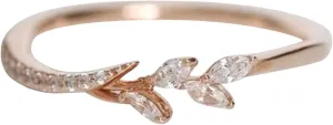 Wedding Band for Women Teen Girls Thin Stacking Ring Dainty Cubic Zirconia Engagement Ring Simple Gold Rings