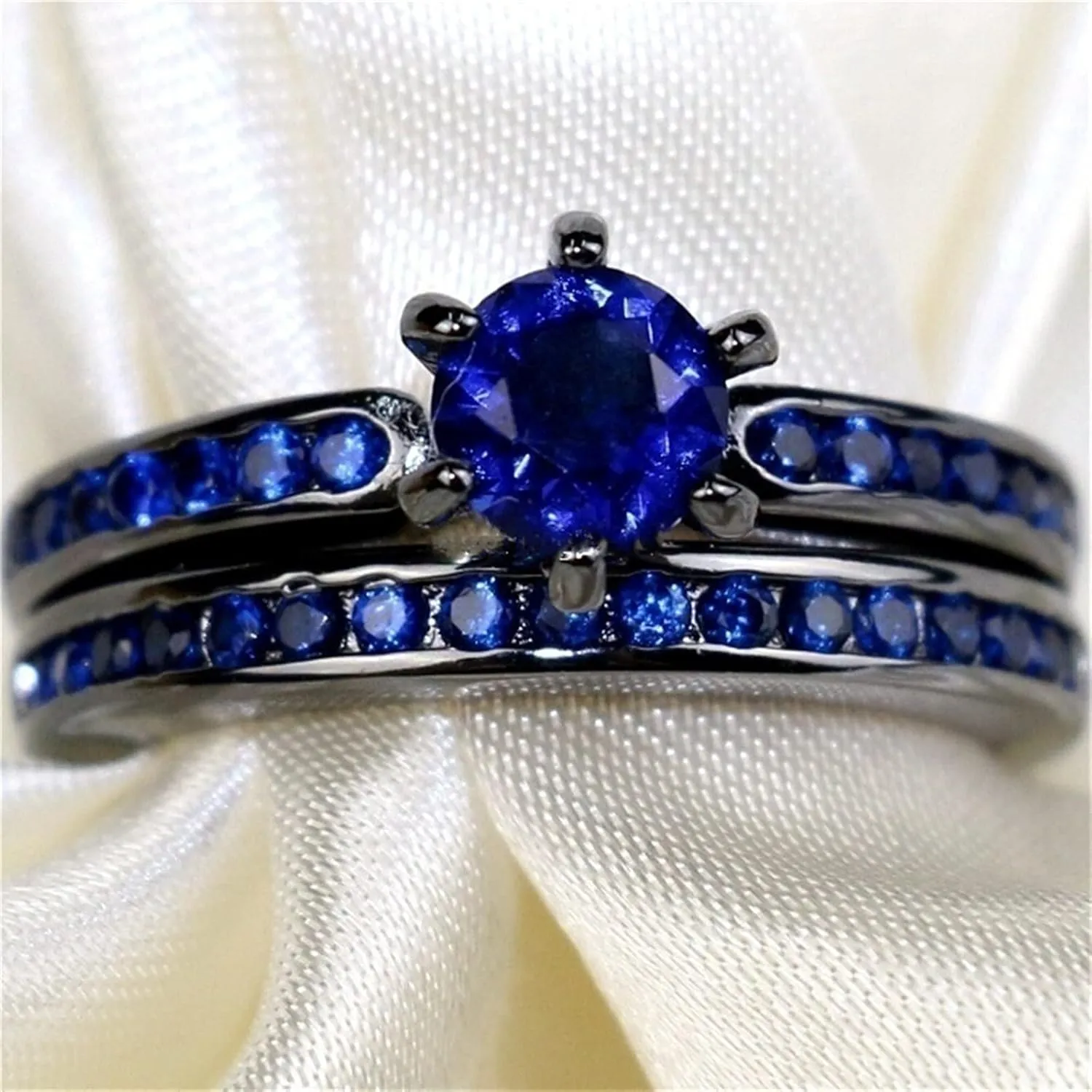 Wedding Engagement Rings Sets for Women,925 Sterling Silver Cubic Zirconia Promise Ring Anniversary Christmas Jewelry Gifts