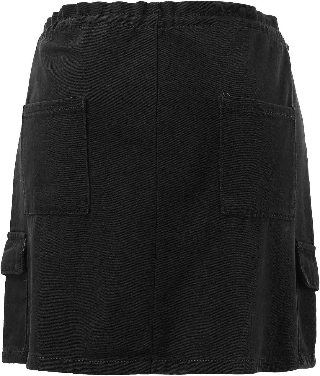 Women Cargo Midi Denim Skirt High Waisted Skirts Jean Skirt with Pockets Spring Dresses for Women's Novelty