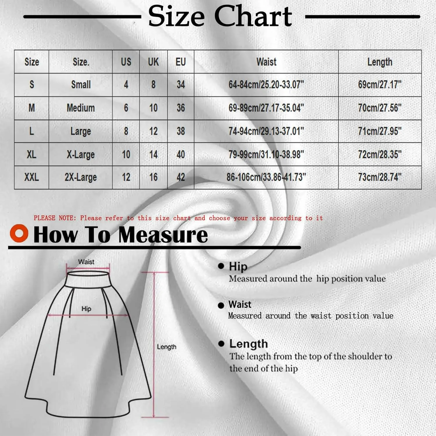 Women Pleated A-line Midi Skirts Elastic Waist Button Front Skirt Casual Flared Long Skirts with Pocket for Womens