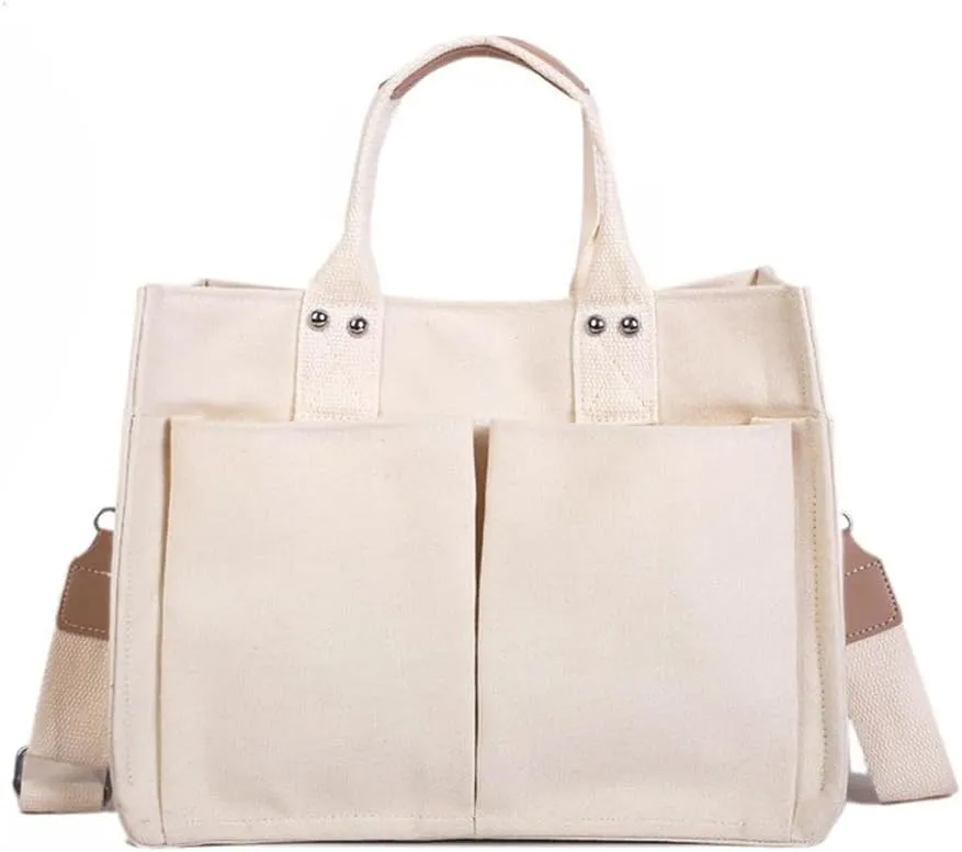 Women's Canvas Crossbody Bag Shoulder Bags Casual Vintage Tote Purse Crossbody Satchel Handbags Hobo Bag