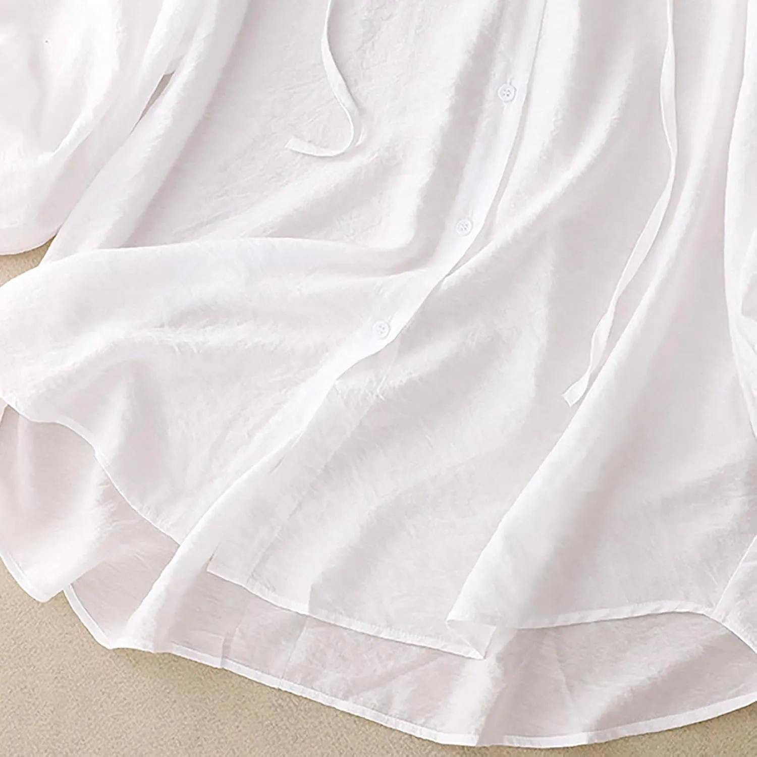 Womens Cotton Linen Hoodie Tops,Summer Fashion Hooded Long Sleeve Shirts Button Down Blouses for Women Dressy Casual