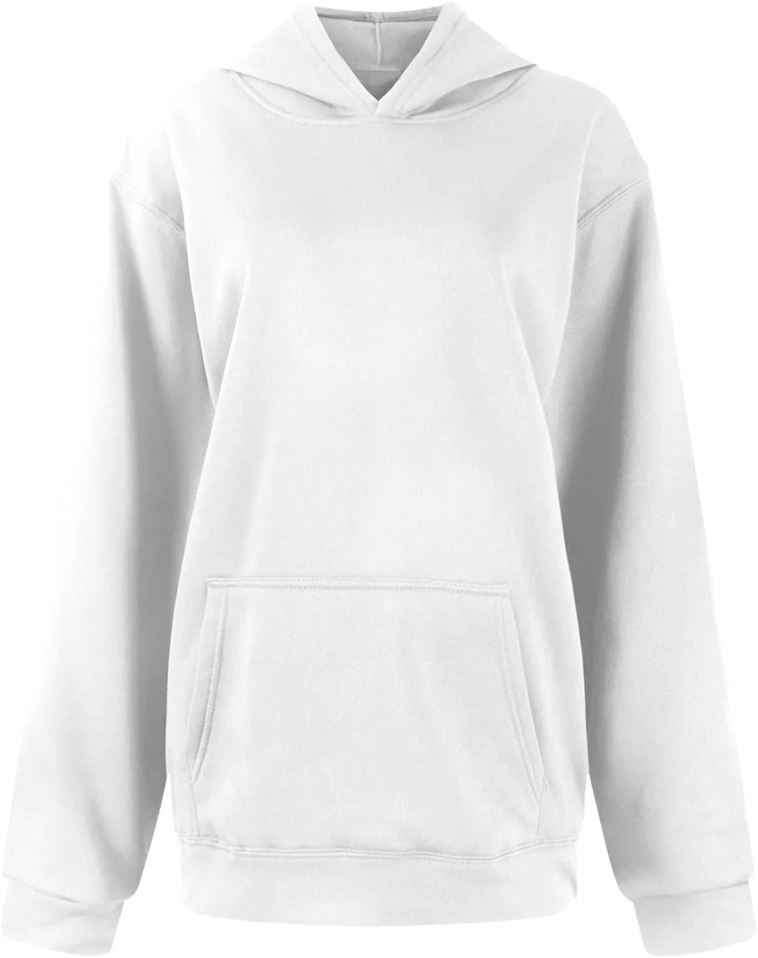 Womens Hoodies Y2k Preppy Oversized Sweatshirt Hooded Fleece Pullover Loose Fit Cute Comfort Hoodie with Pockets