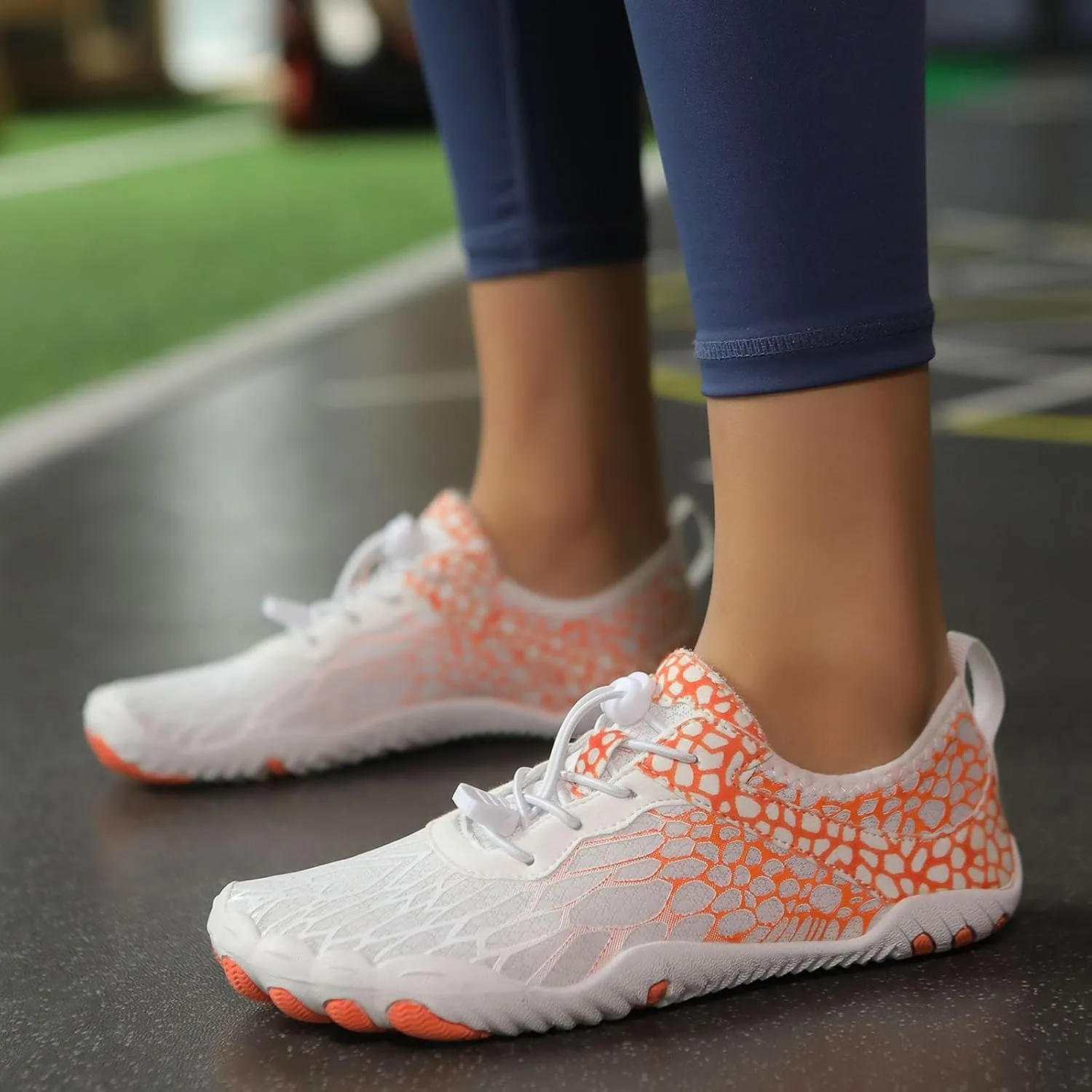 Women's Lightweight Quick Drying,Aqua Water Shoes Athletic Comfy Walking Shoes Men's and Women's Non Slip Sports Sneakers Outdoor River Tracing Shoe Summer Breathable Hiking Running Fitness Footwear