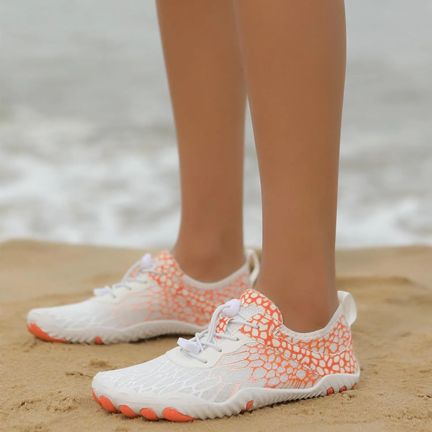 Women's Lightweight Quick Drying,Aqua Water Shoes Athletic Comfy Walking Shoes Men's and Women's Non Slip Sports Sneakers Outdoor River Tracing Shoe Summer Breathable Hiking Running Fitness Footwear