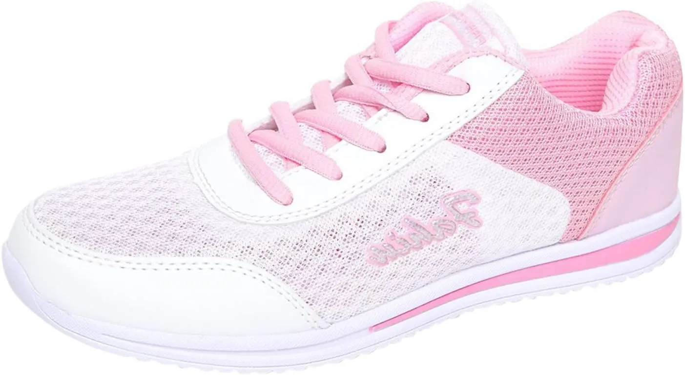 Women's Mesh Sneaker Lace Up Casual Sneaker with Arch Support Breathable Lightweight Running Shoes Non Slip Walking Shoes
