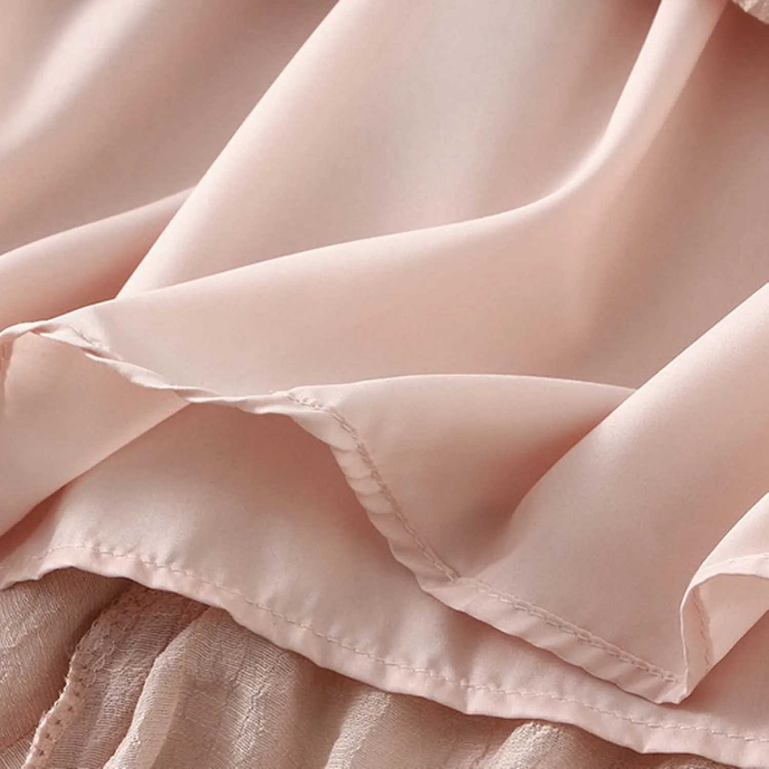Women's Midi Linen Skirt Summer Casual Elastic Waist Drawstring Pleated Skirts A-Linen Flowy Swing Long Skirt