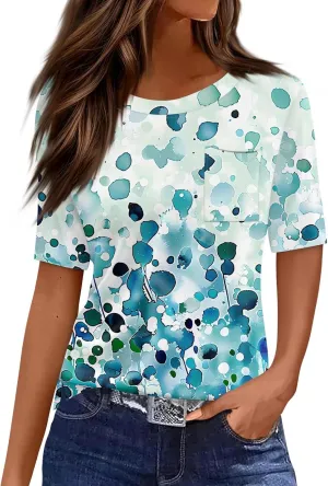 Womens Oversized T Shirts Spring Loose Fit Crewneck Short Sleeve Tops Summer Casual Blouse Y2K 2025 Basic Shirts