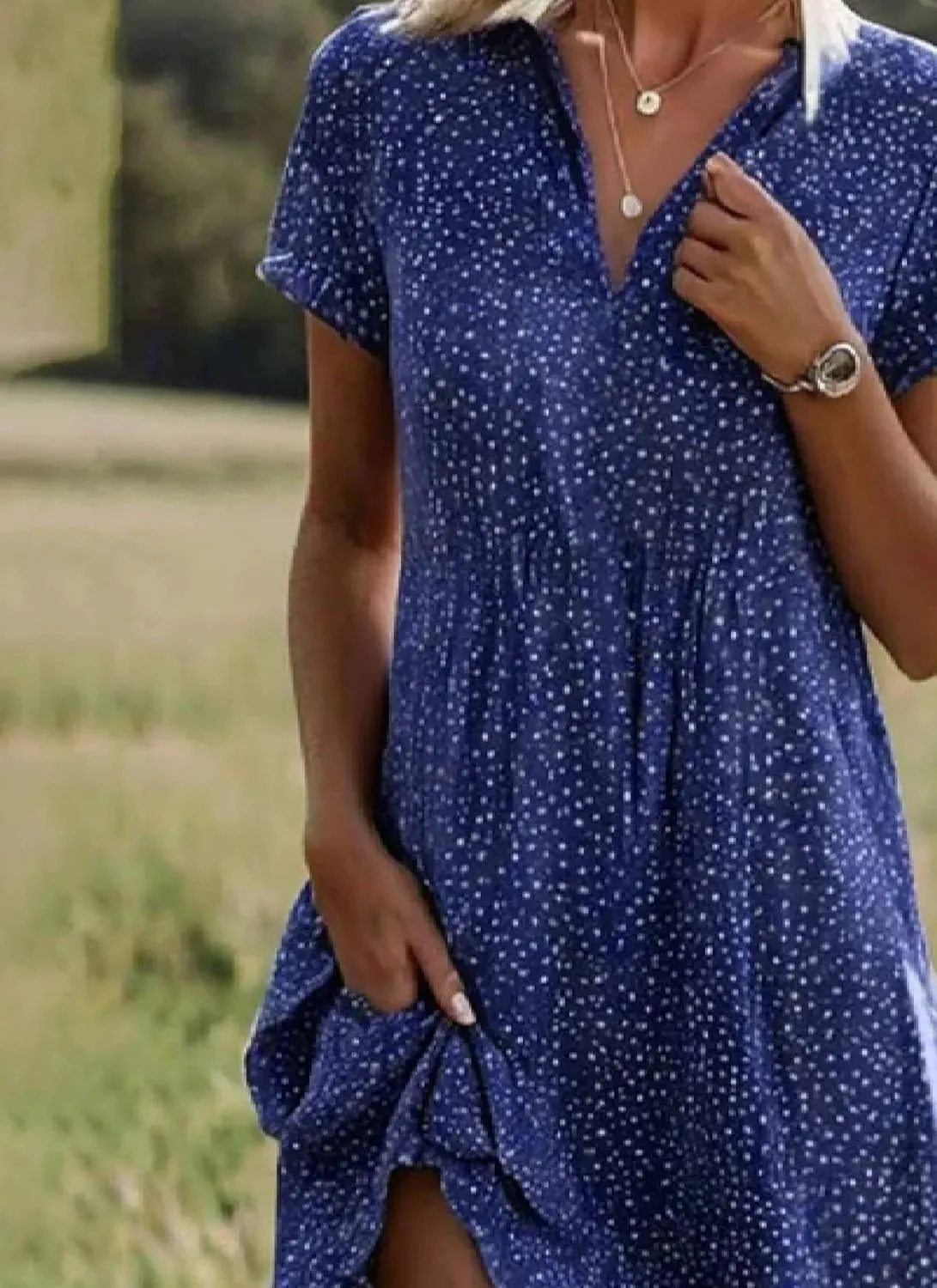 Women's Retro Red Paisley Print Midi Dress 2025 Spring Summer Outfits Casual Short Sleeve Crew Neck A Line Dresses