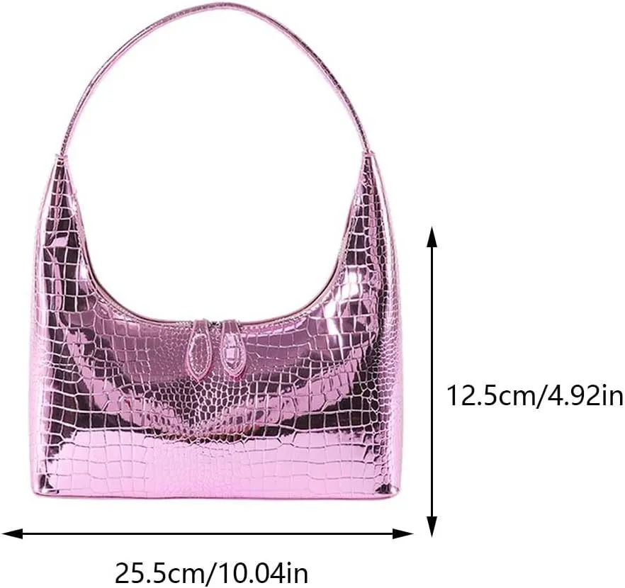 Women's Shoulder Bags, Stylish Crocodile Pattern Handbags Wallets, Top Handle Crossbody Bags, Cute Hobo Clutches