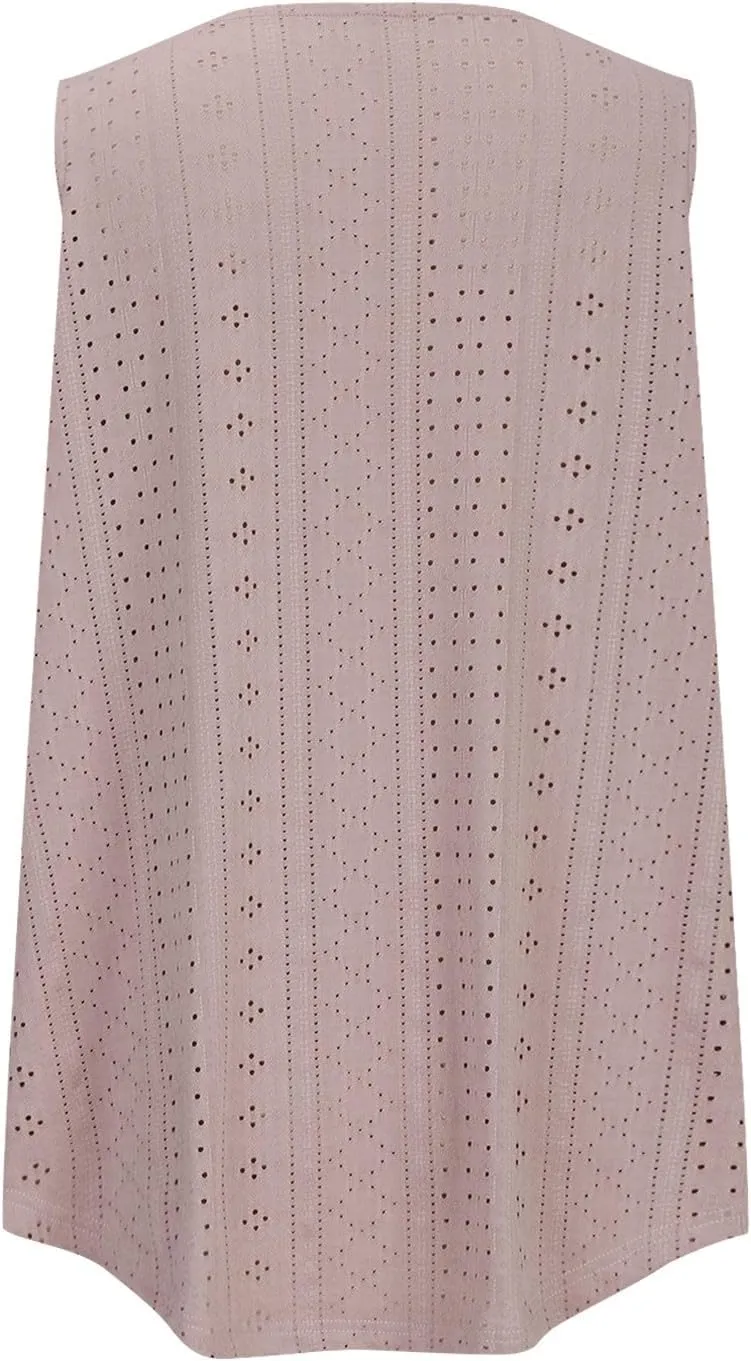 Womens Sleeveless Pleated Top Square Neck Tops for Plus Size Summer Vacation Tops Going Out Tops Fashion Trendy Tops