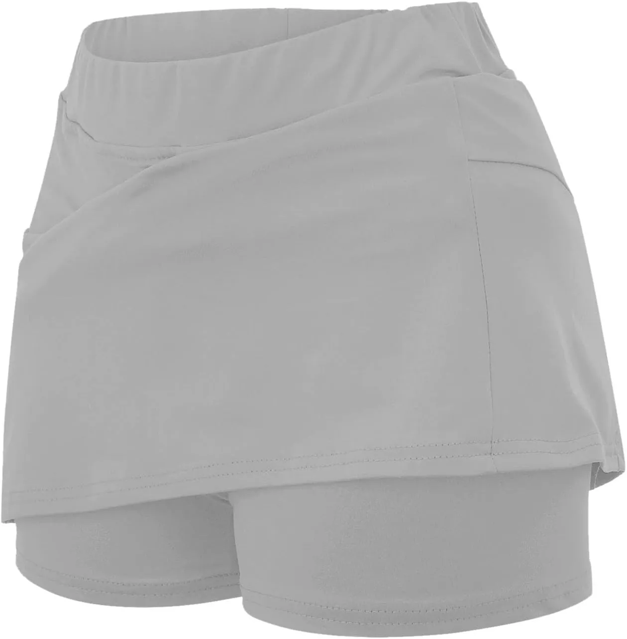 Womens Tennis Skirts High Waisted Elastic Athletic Golf Mini Skirts Inner Shorts Summer Casual Running Skorts with Pockets