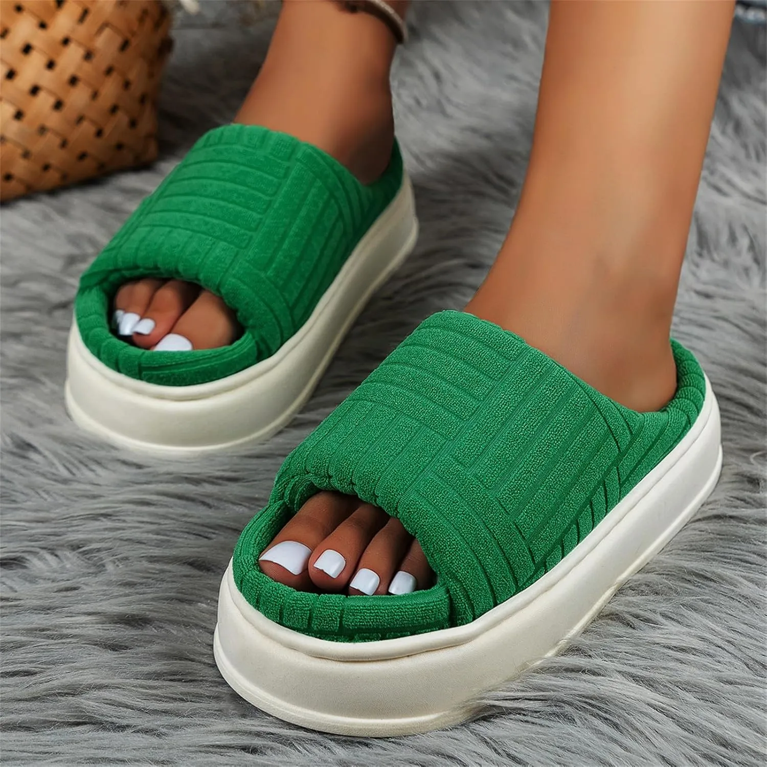 Womens Warm Cotton Knit Memory Foam Slippers House Slippers Men's Winter House Slippers Orthotic House Shoes Nightmare Before Christmas Slippers for Women Tabletop Christmas Tree Gifts for Men 2023