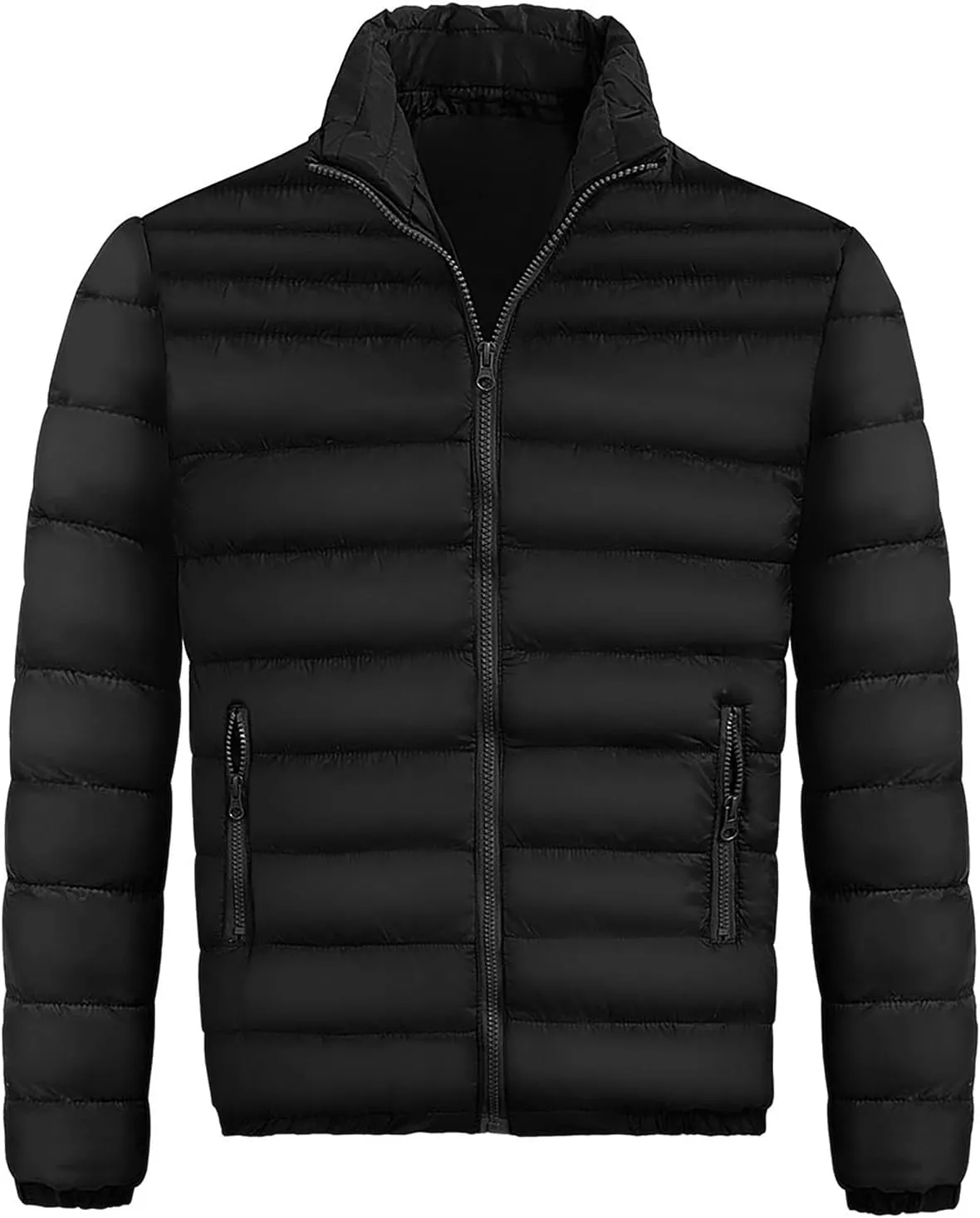 Ymosrh Men's Down Jacket Winter Lightweight Puffer Jacket Warm Insulated Windproof Quilted Coat Jacket, M-2XL