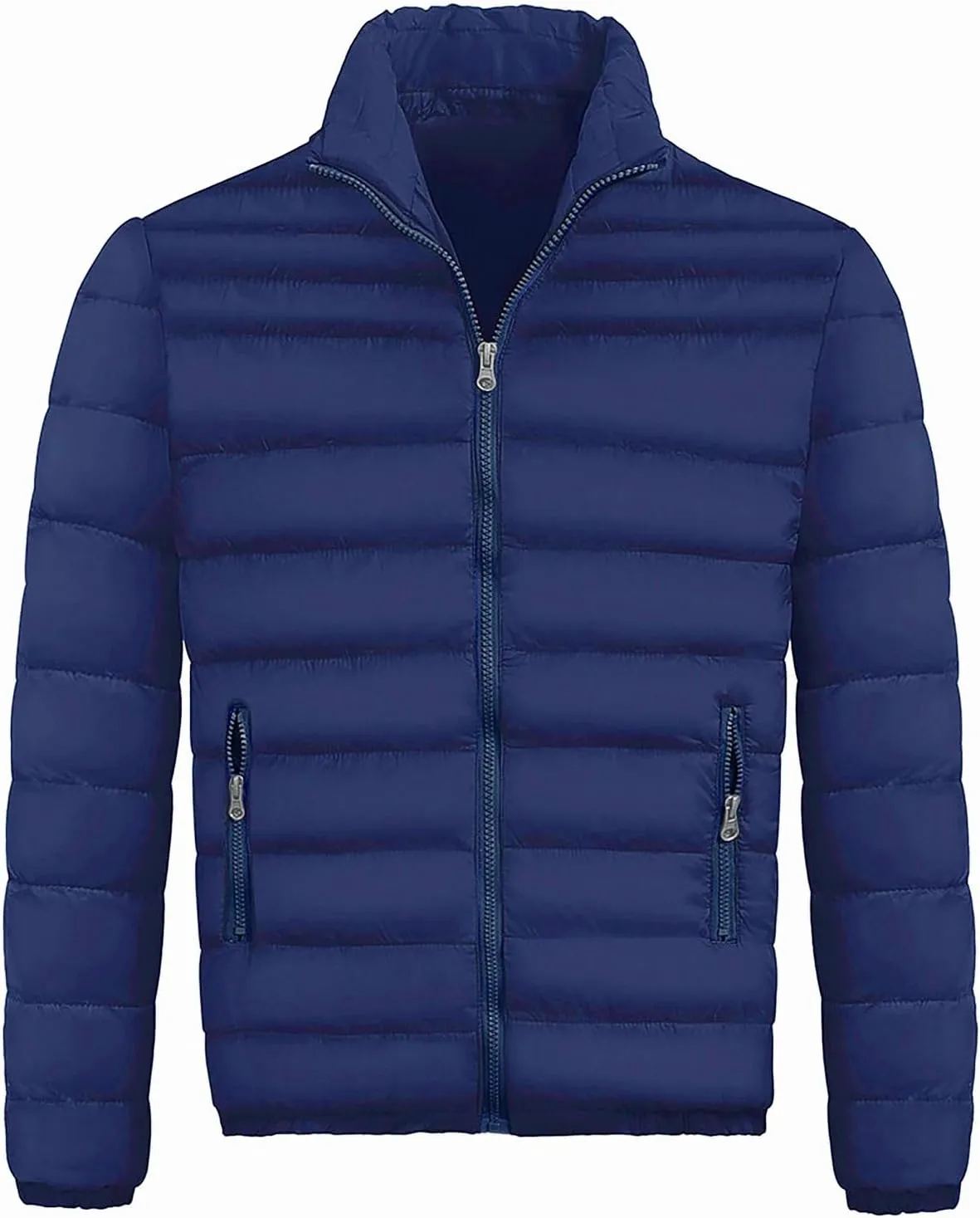 Ymosrh Men's Down Jacket Winter Lightweight Puffer Jacket Warm Insulated Windproof Quilted Coat Jacket, M-2XL