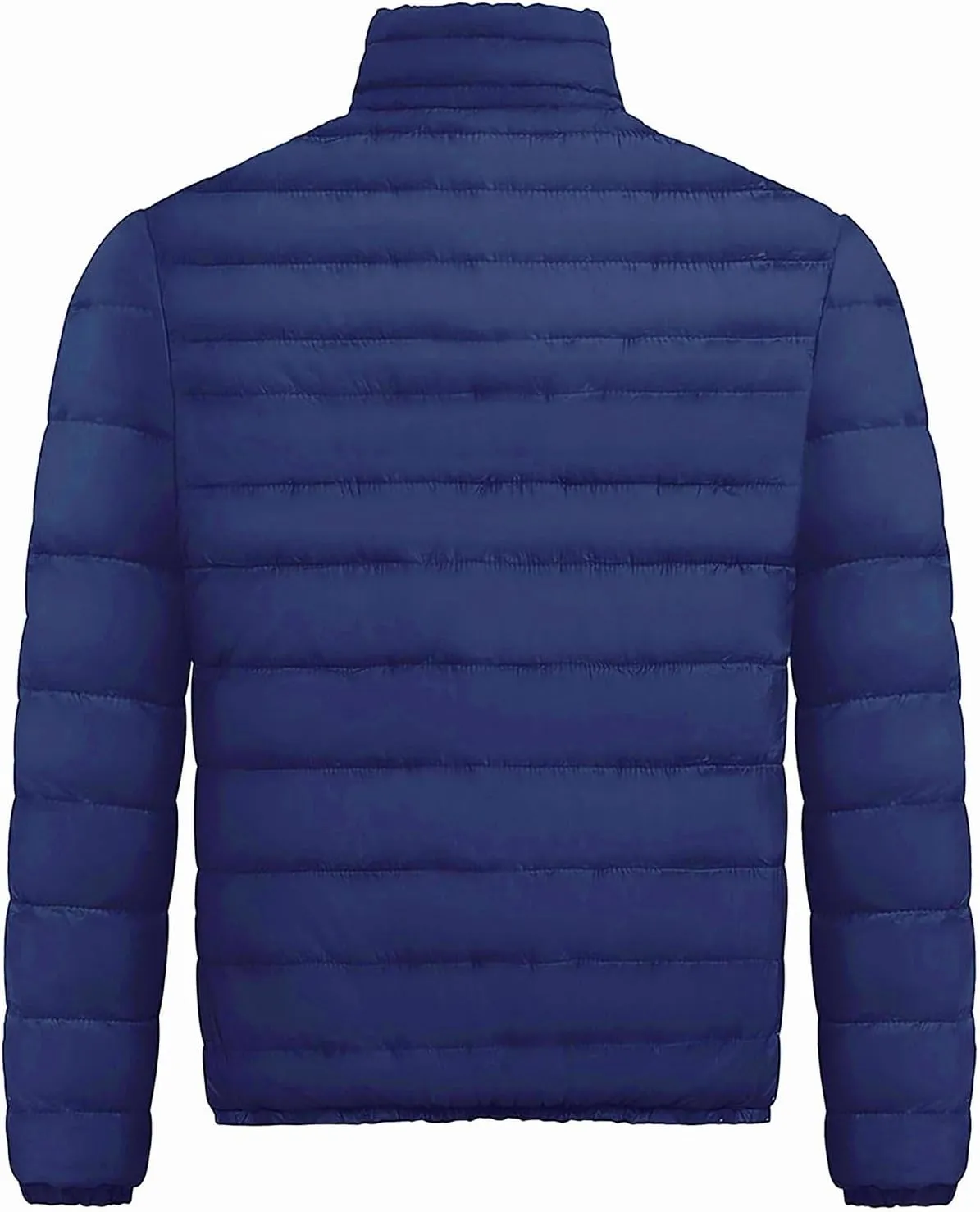 Ymosrh Men's Down Jacket Winter Lightweight Puffer Jacket Warm Insulated Windproof Quilted Coat Jacket, M-2XL