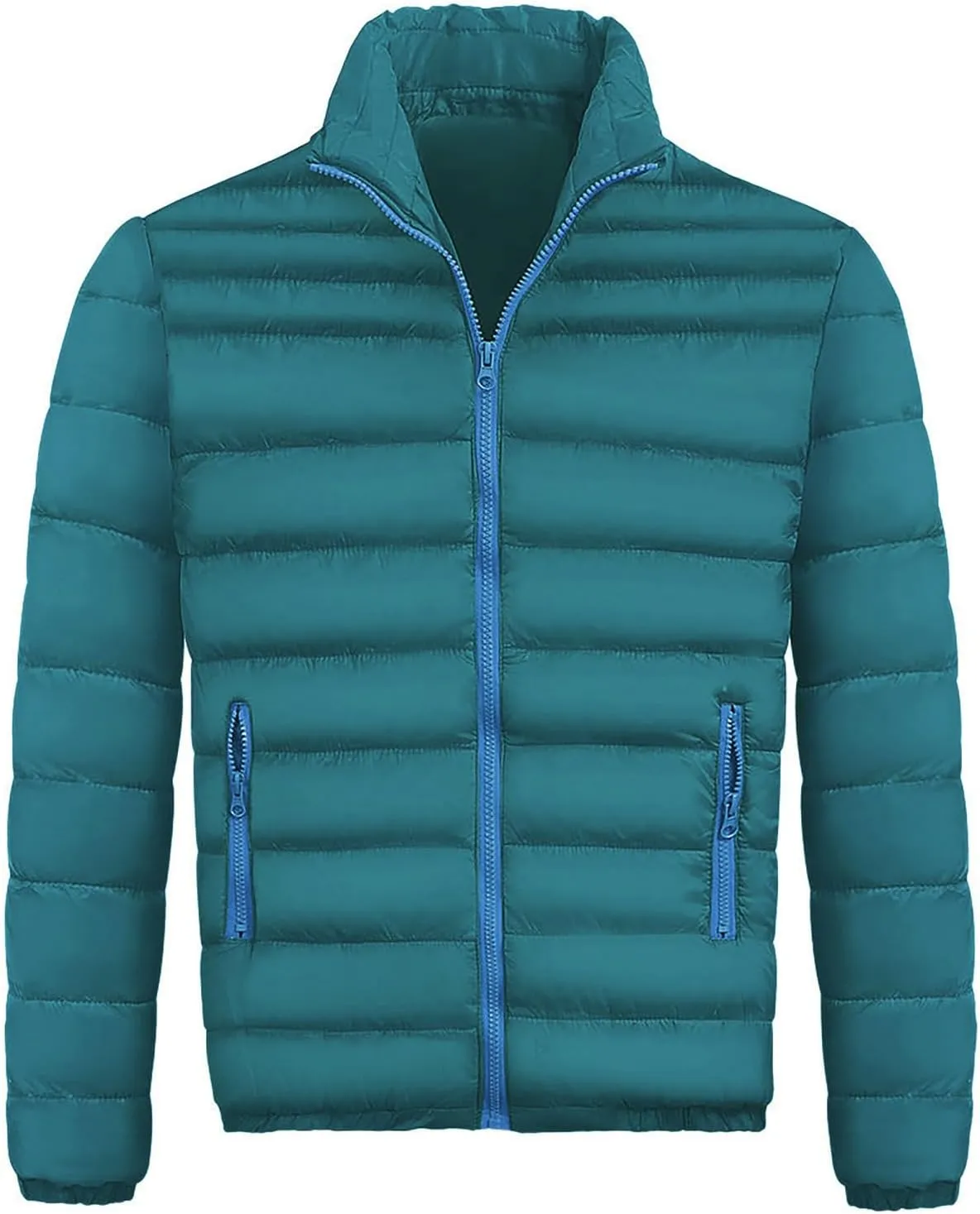 Ymosrh Men's Down Jacket Winter Lightweight Puffer Jacket Warm Insulated Windproof Quilted Coat Jacket, M-2XL