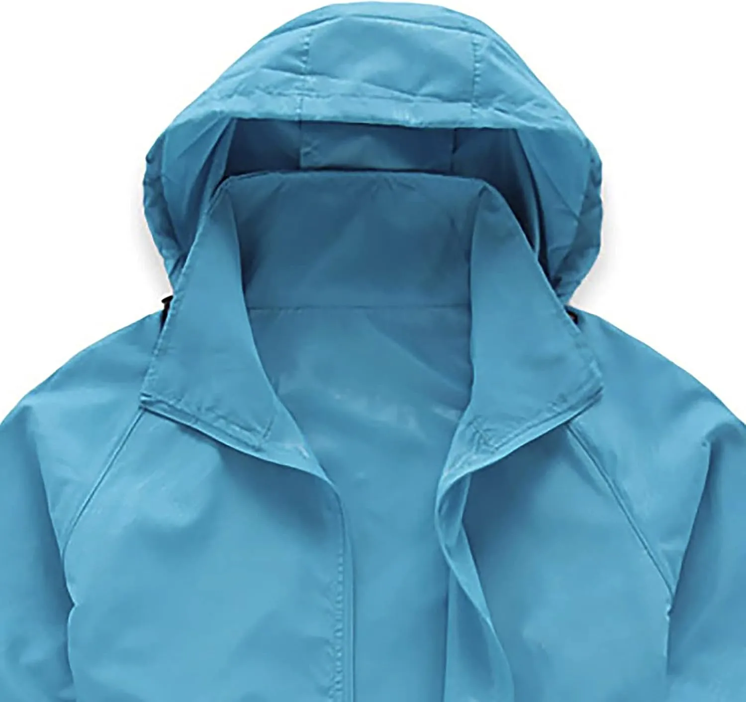 Ymosrh Men's Travel Rain Jacket Waterproof Windbreaker Lightweight Packable Coat with Hood for Outdoor Hiking, XS-3XL