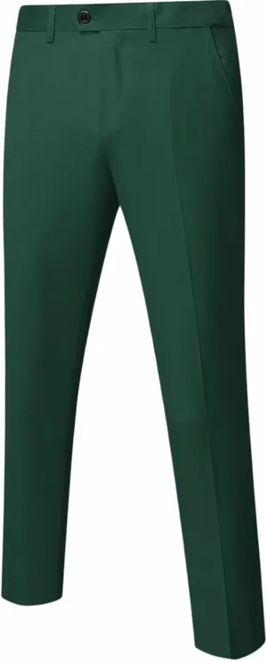 YND Men's Business Suit Pants Slim Fit Flex Flat Front Pant